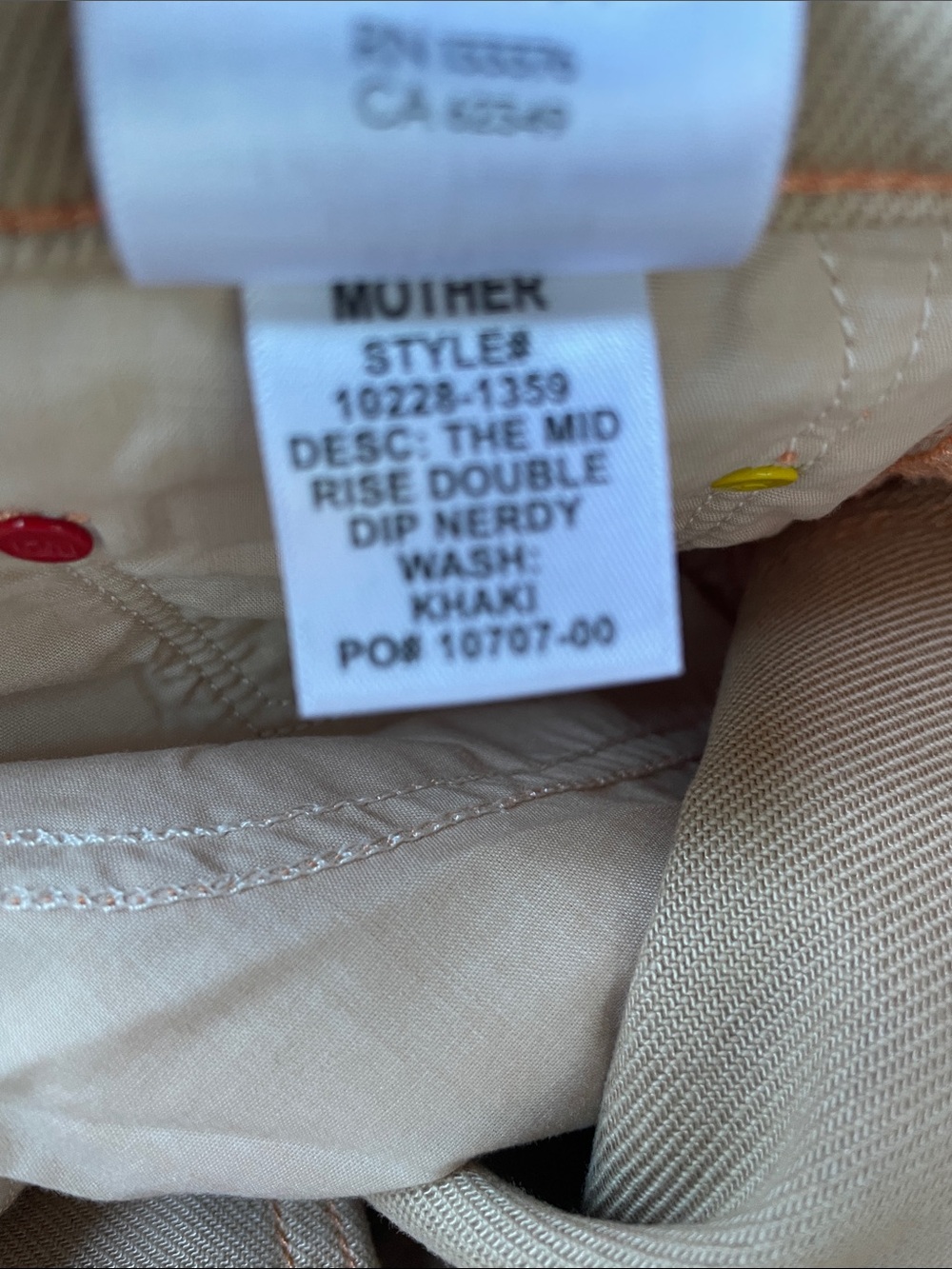MOTHER SNACKS “DOUBLE DIP NERDY”MID RISE
WASH: KHAKI
*SIZE 28 *NWOT $378.00 - Picture 12 of 16